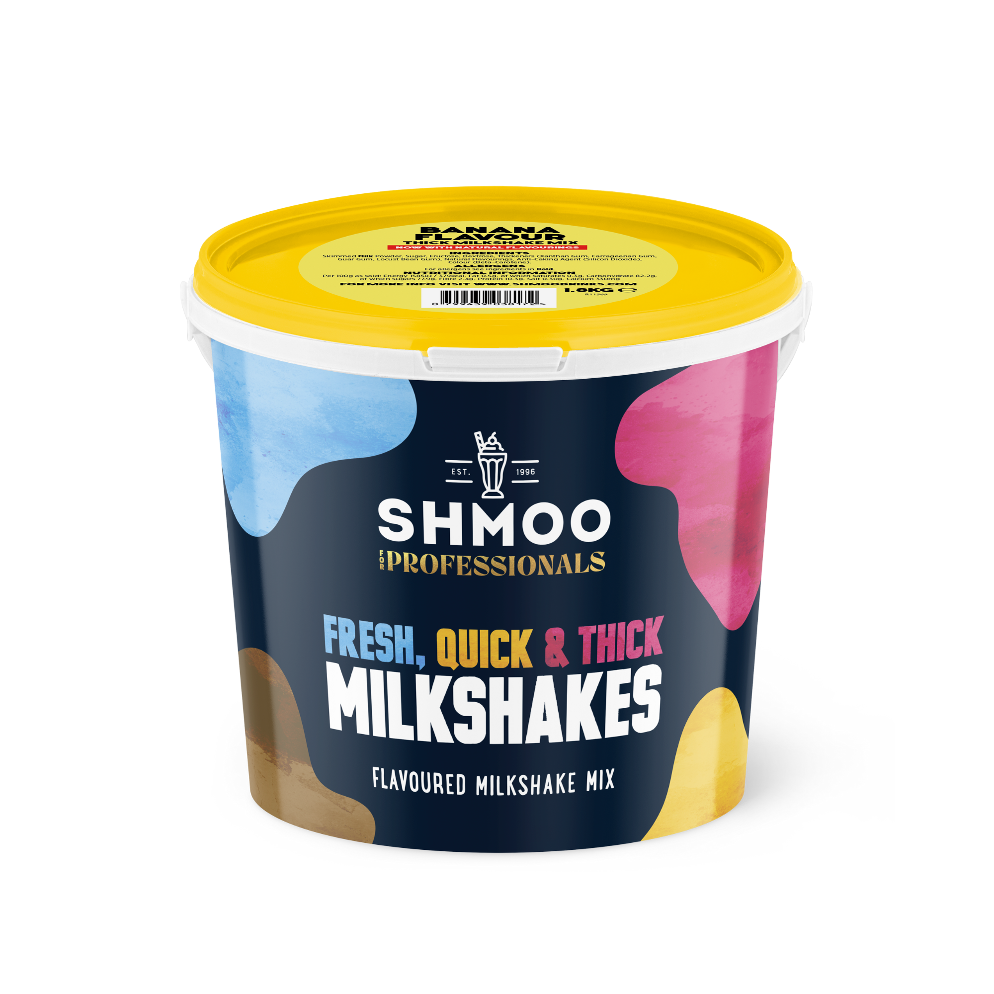Shmoo Banana Milkshake Powder Packaging