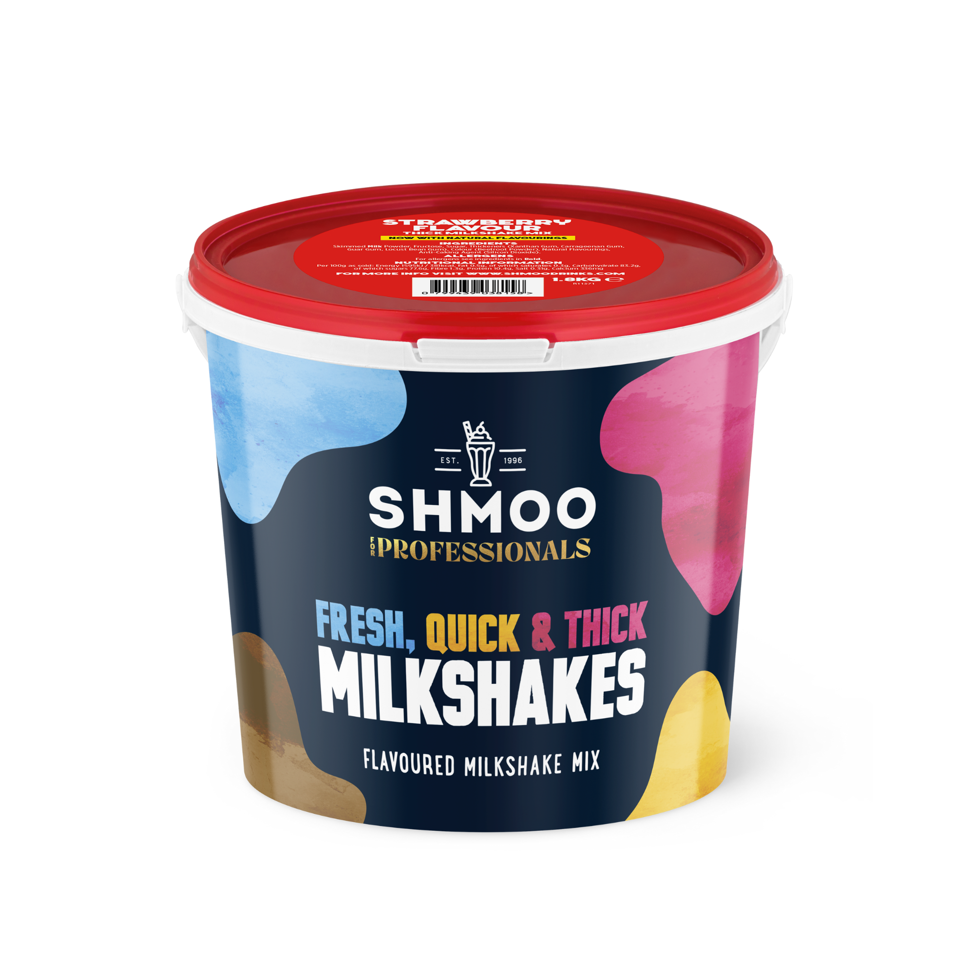 Shmoo Strawberry Milkshake Powder Packaging