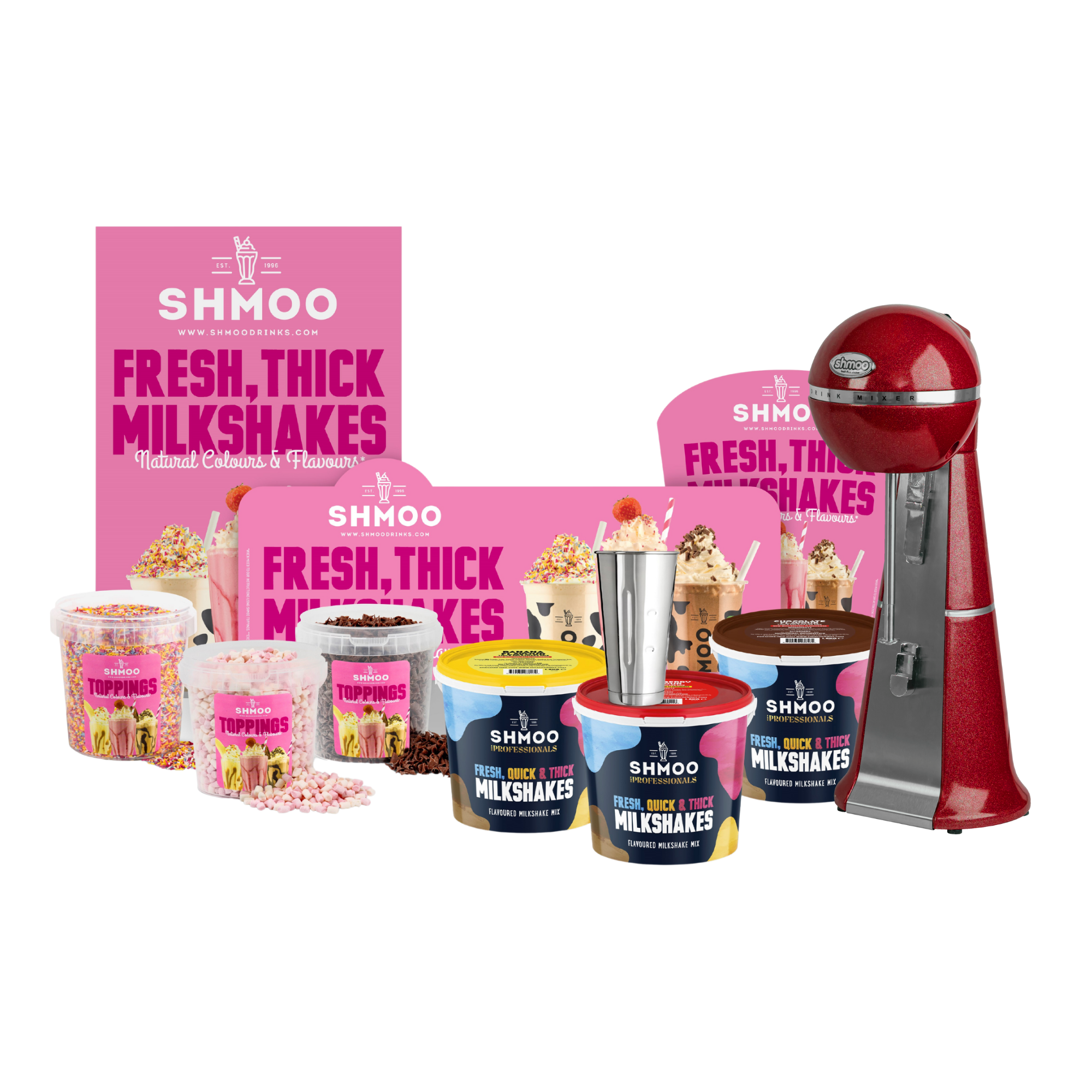 Shmoo Starter Kit & Red Spindle Mixer Bundle