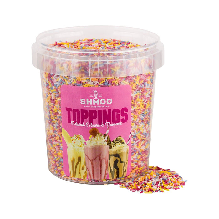 Shmoo Rainbow Strands Milkshake Topping 500g