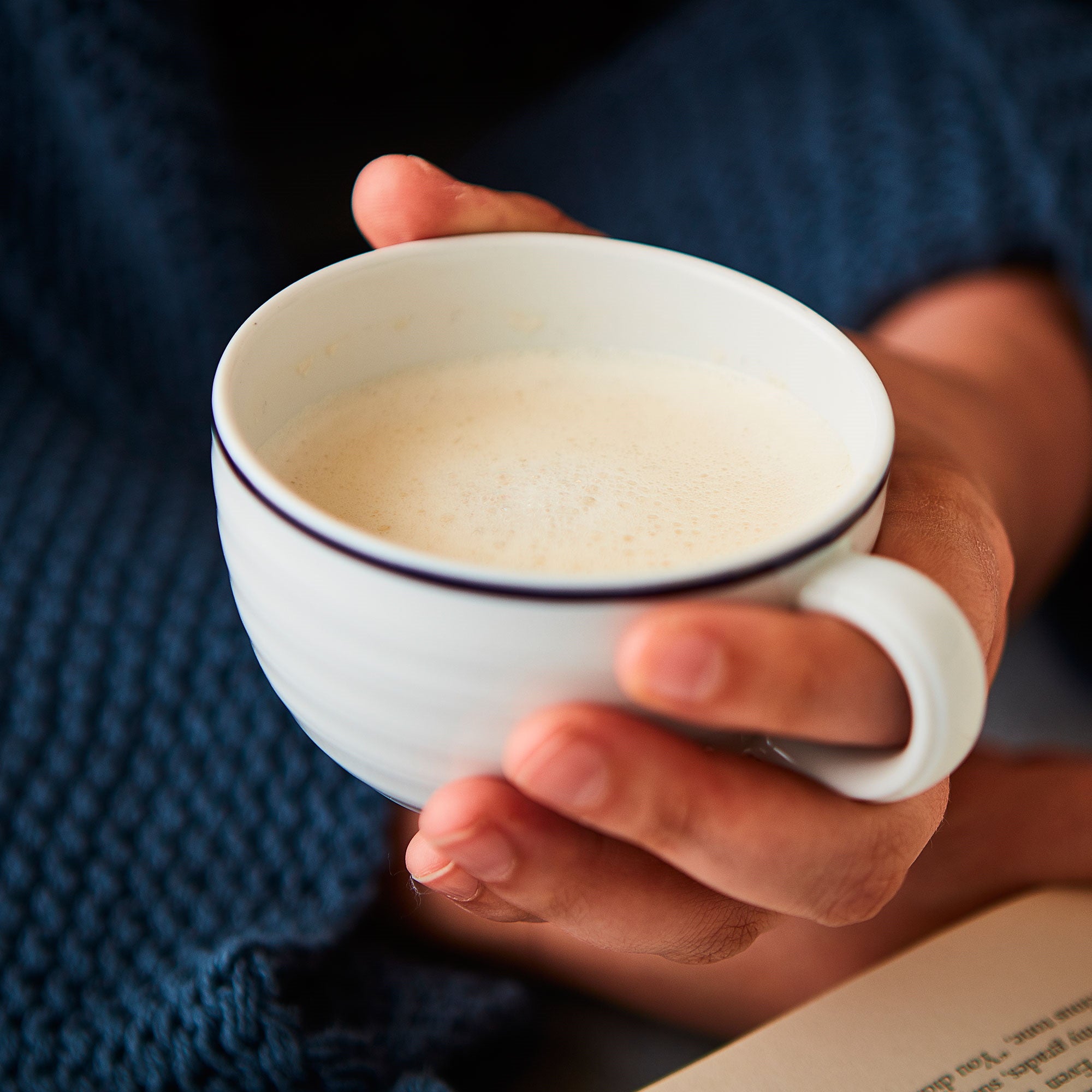 Lifestyle shot of Horlicks Original Malted Milk bottle on a kitchen counter.