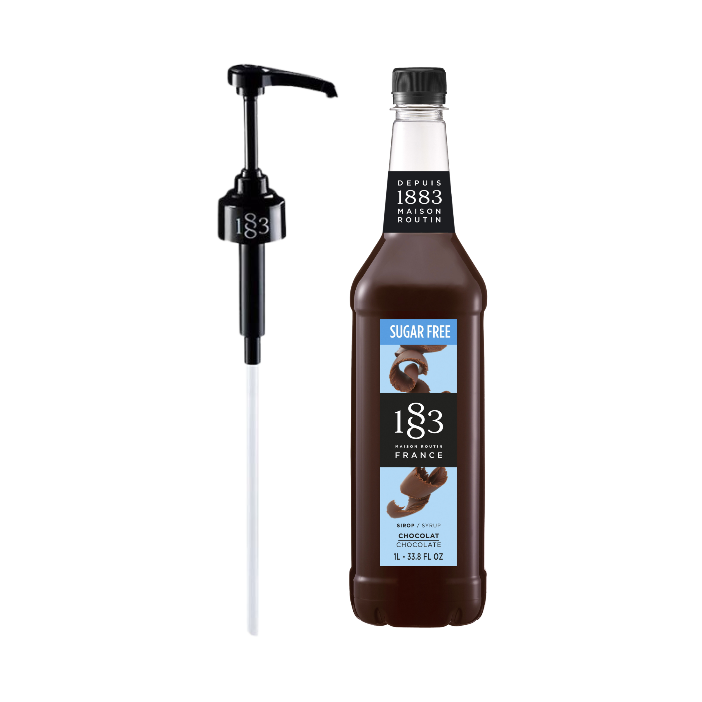 1883 Chocolate Sugar Free Syrup 1L