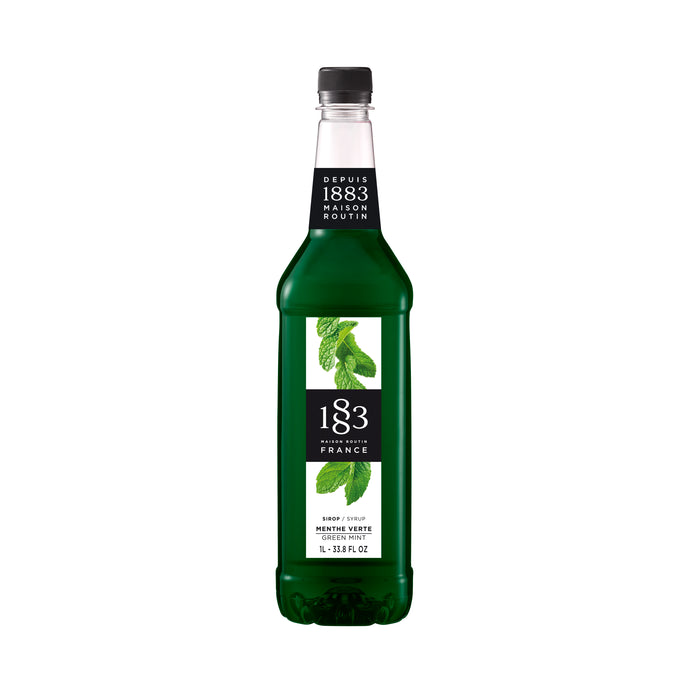 1883 Green Mint Syrup 1L