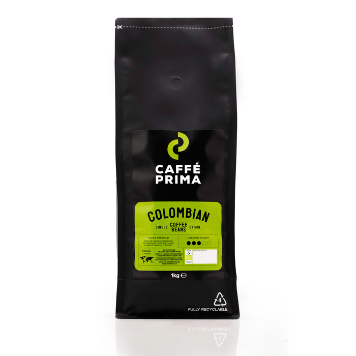 Caffé Prima 100% Colombian Coffee Beans 1kg & 6kg