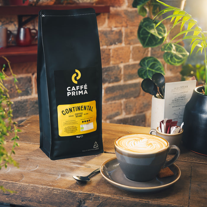 Caffe Prima Continental Blend Coffee Beans 1kg & 6kg