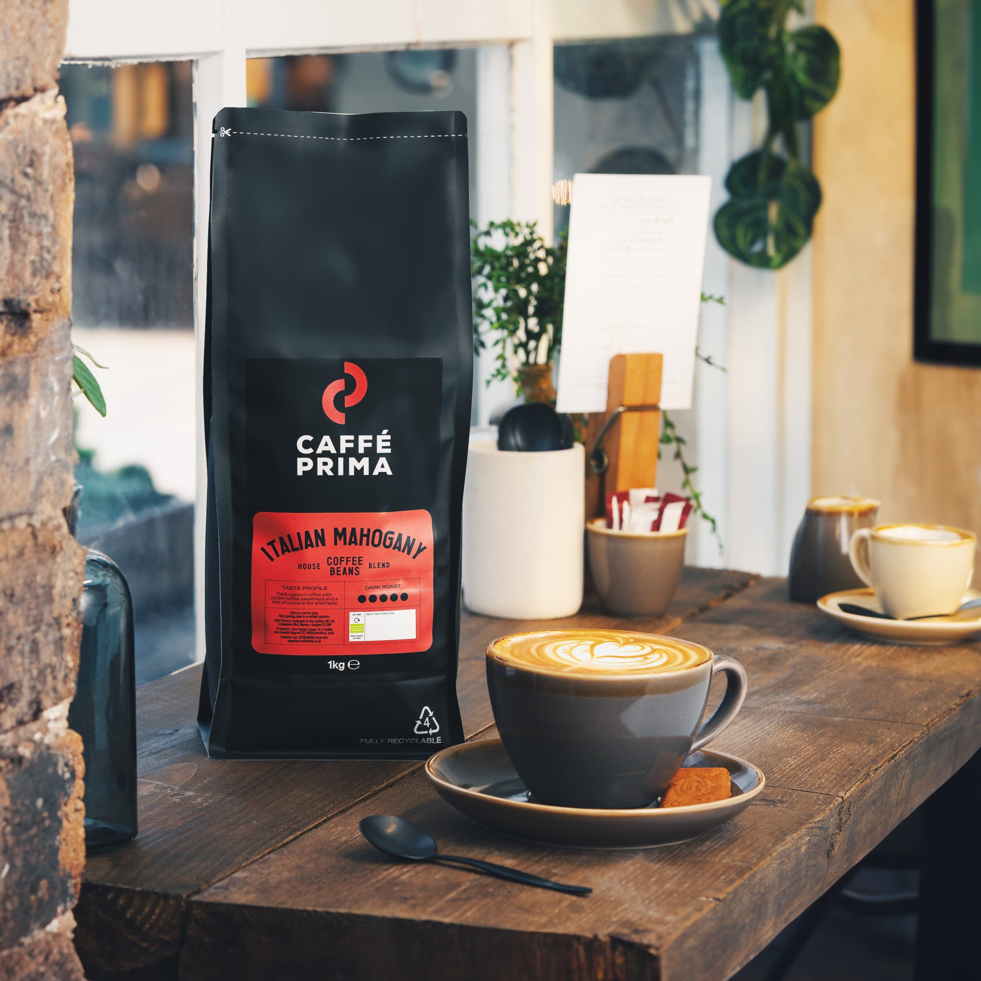 Caffé Prima Italian Mahogany Coffee Beans 1kg & 6kg