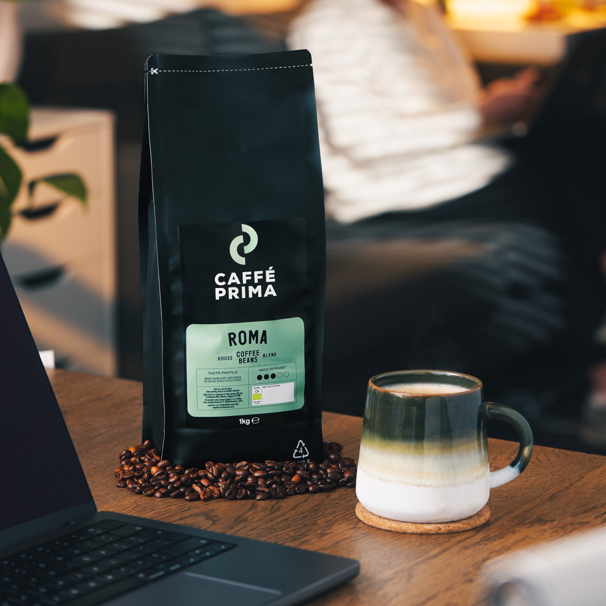 Caffé Prima Roma Coffee Beans 1kg & 6kg