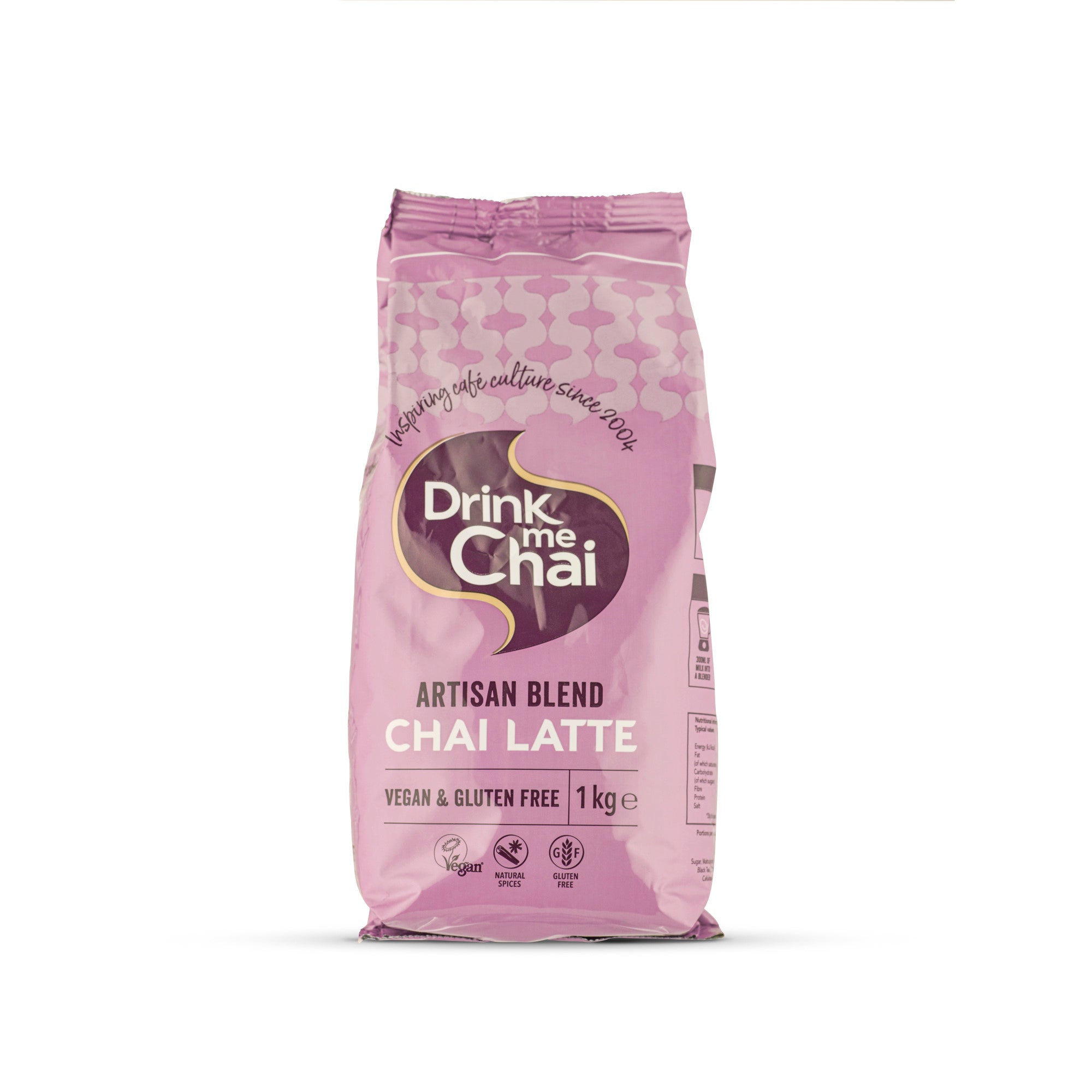 Drink Me Chai Artisan Chai Latte 1kg - CQUIN Compliant Vegan