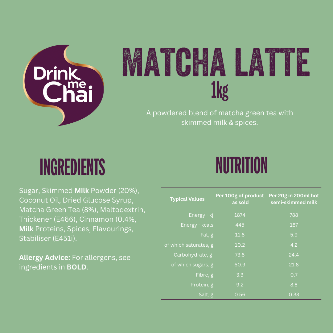 Matcha Chai Latte Powder - Drink Me Chai