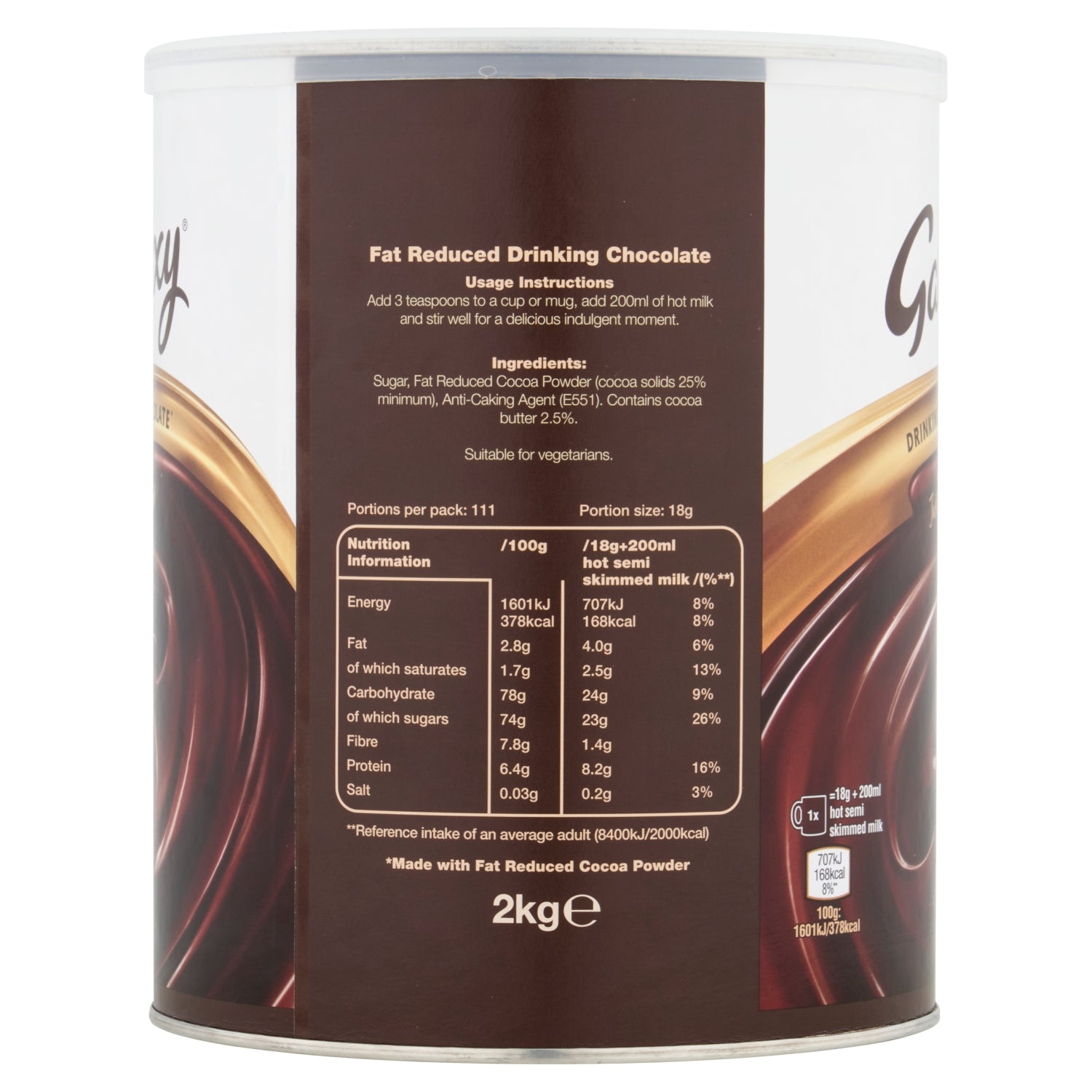 Galaxy Drinking Chocolate 2kg