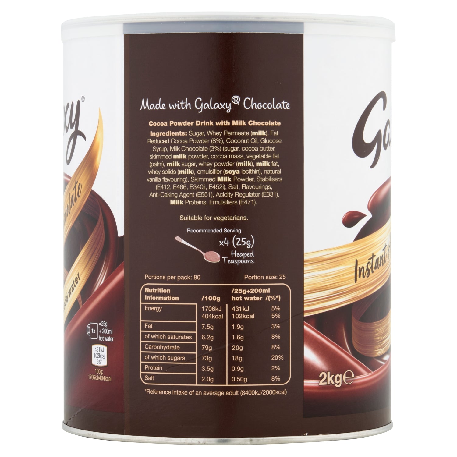 Galaxy Instant Hot Chocolate 2kg