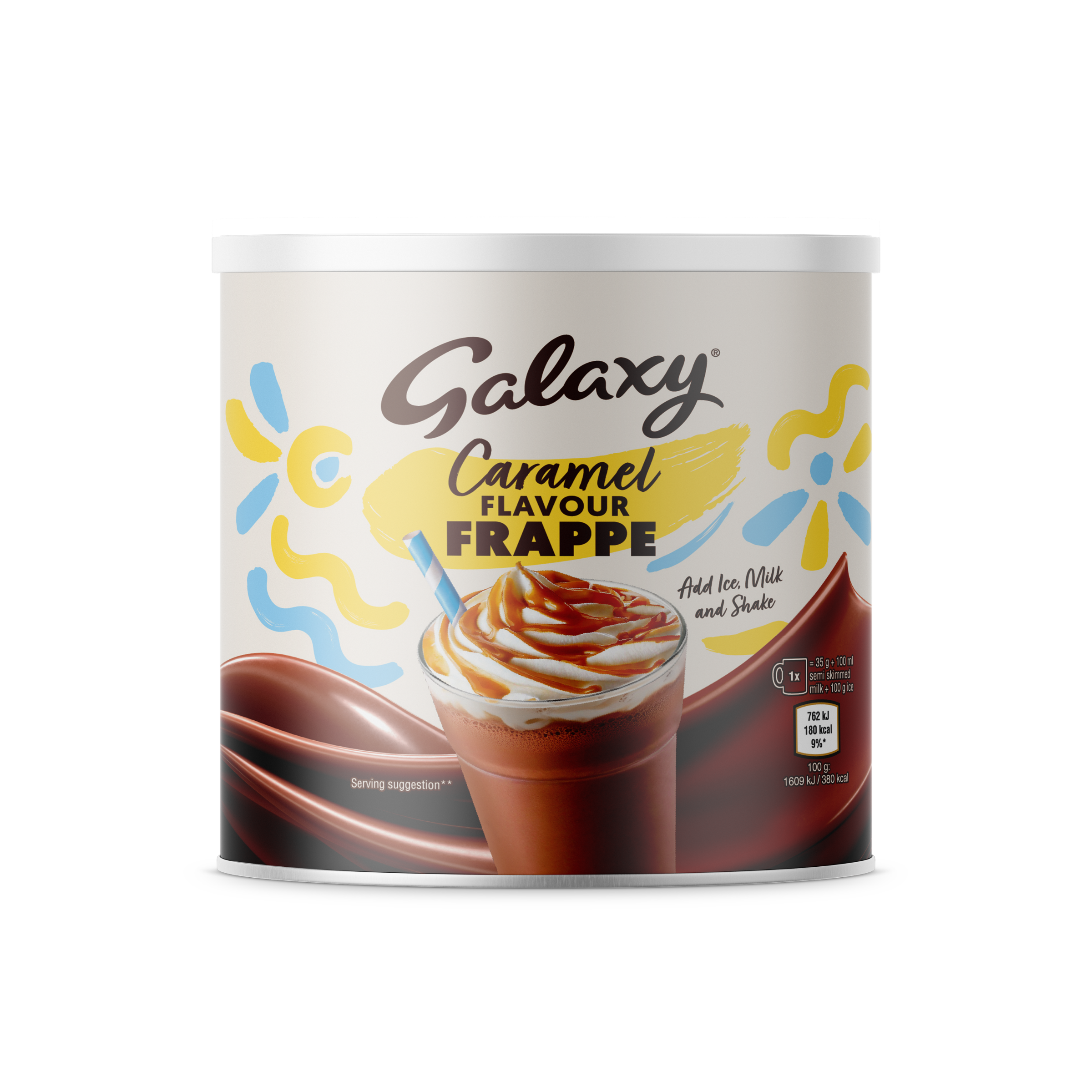 Galaxy Caramel Flavour Frappe Powder 1kg