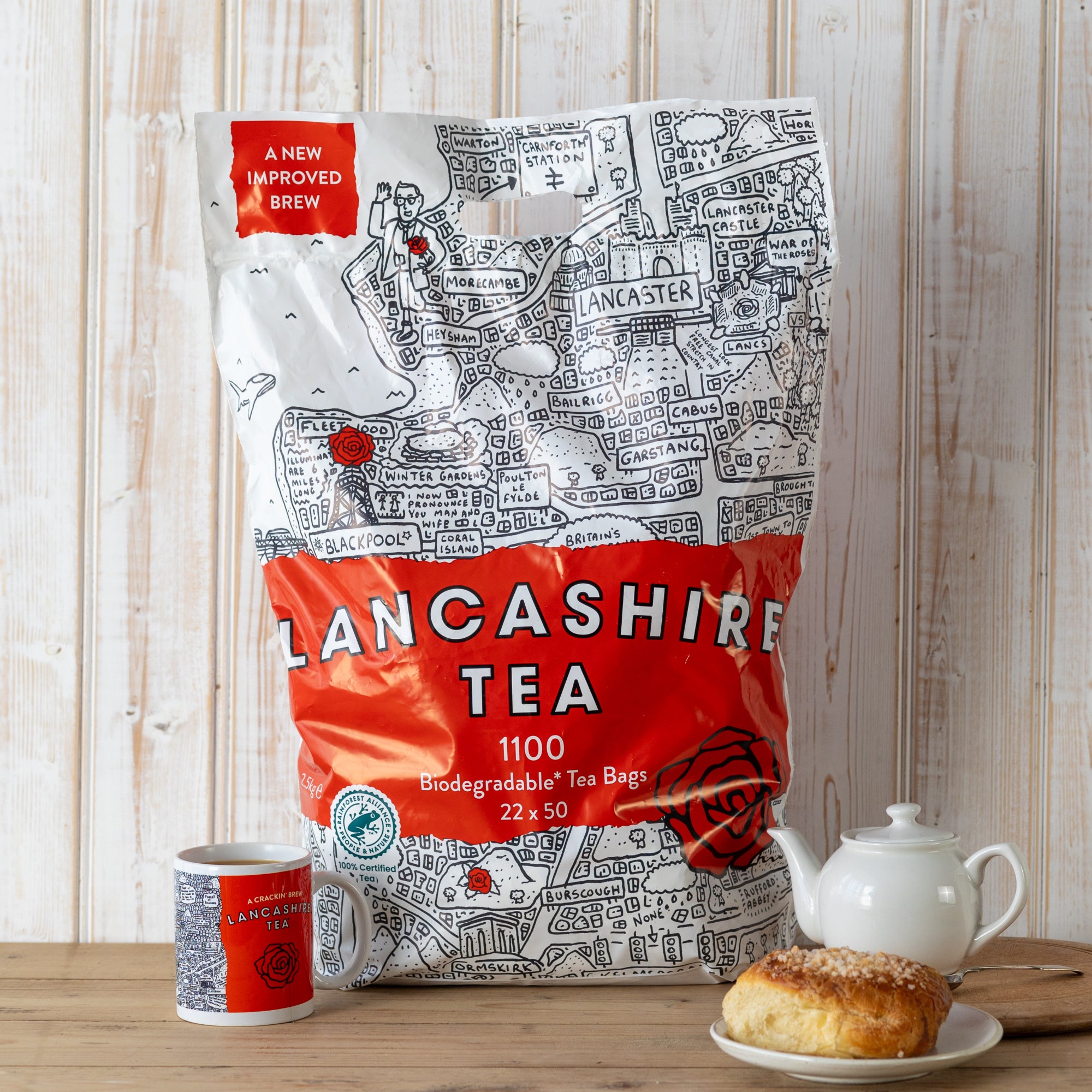 Lancashire Tea 1100 English Breakfast Tea Bags – Caffé Prima