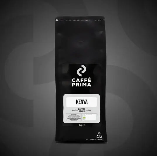 Limited Edition - Kenya AA Coffee Beans - 100% Arabica by Caffé Prima 1kg & 6kg