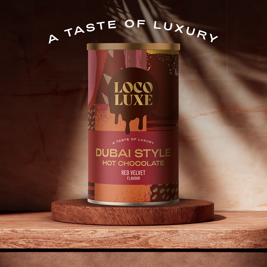 Loco Luxe Dubai Style Red Velvet Hot Chocolate 275g