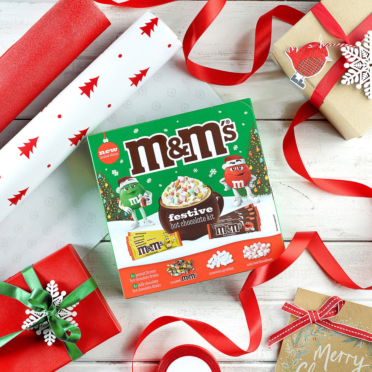 M&M's Festive Hot Chocolate Station