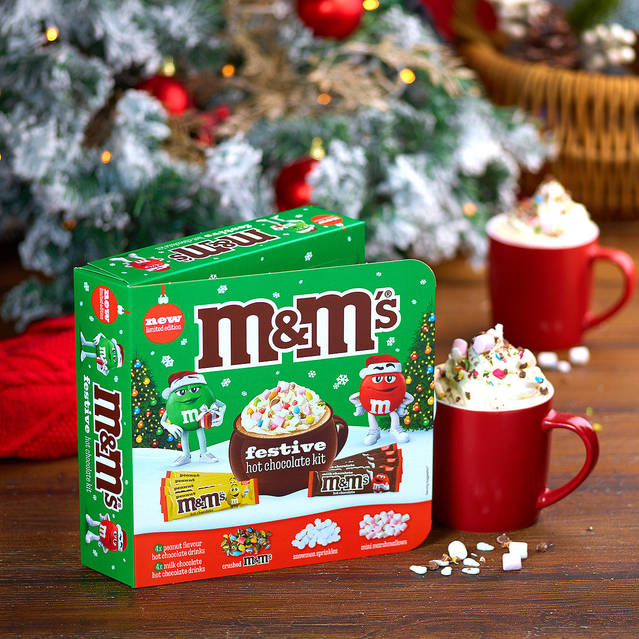 M&M's Festive Hot Chocolate Station