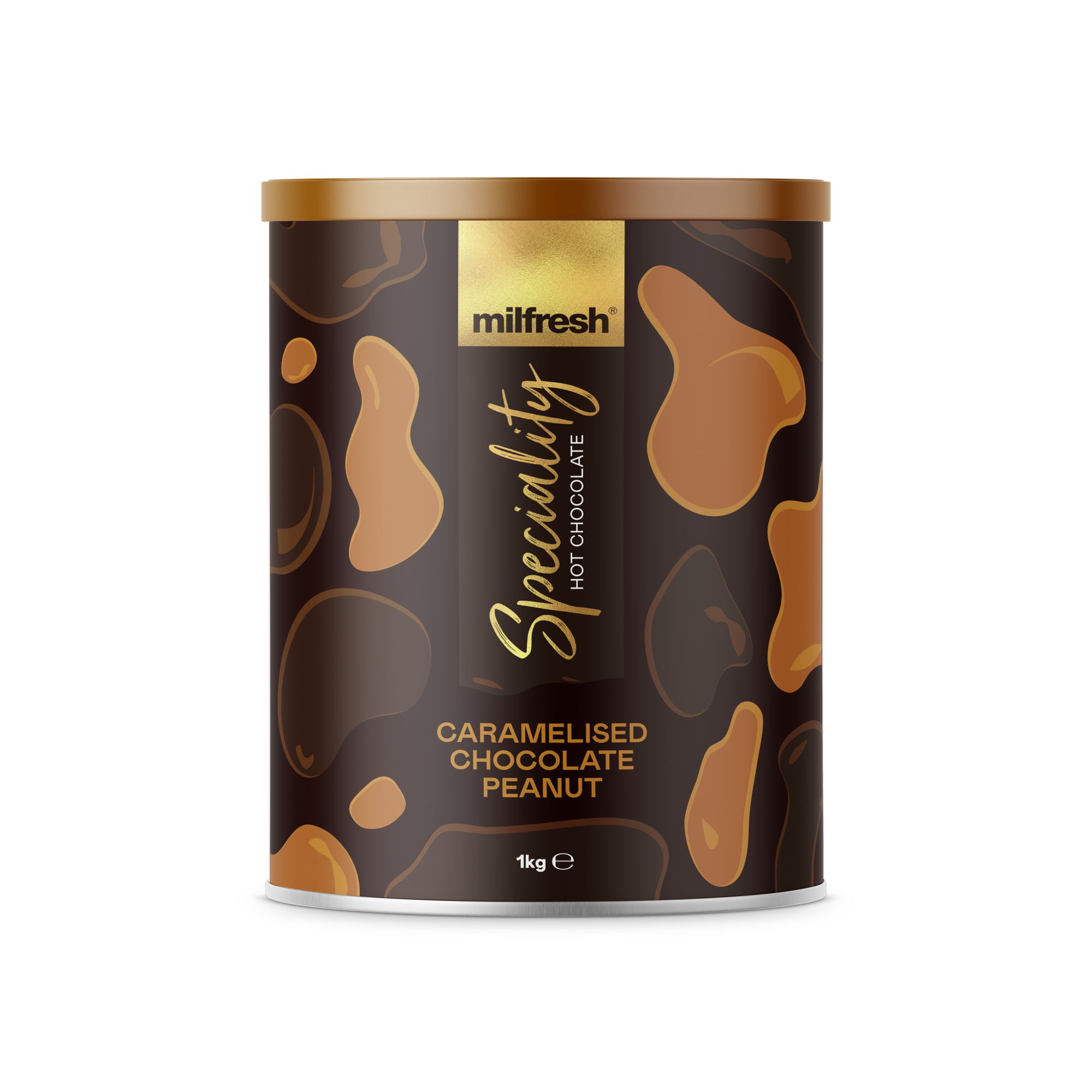 Caramelised Chocolate Peanut - Milfresh Speciality Hot Chocolate