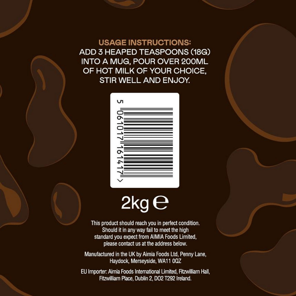 Milfresh Speciality Dark Hot Chocolate Instructions