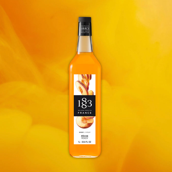 1883 Peach Syrup 1L