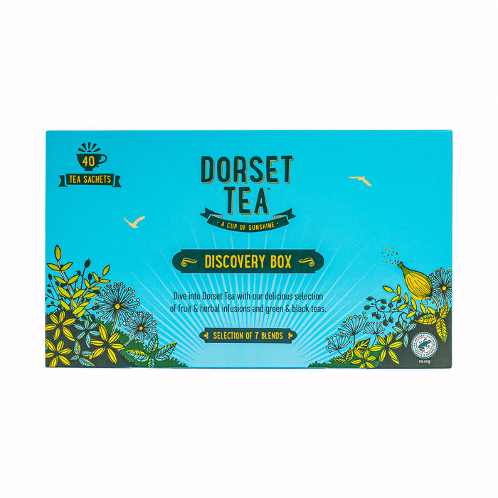 Dorset Tea Discovery Box (40 Tea Bags) Selection of 7 Blends