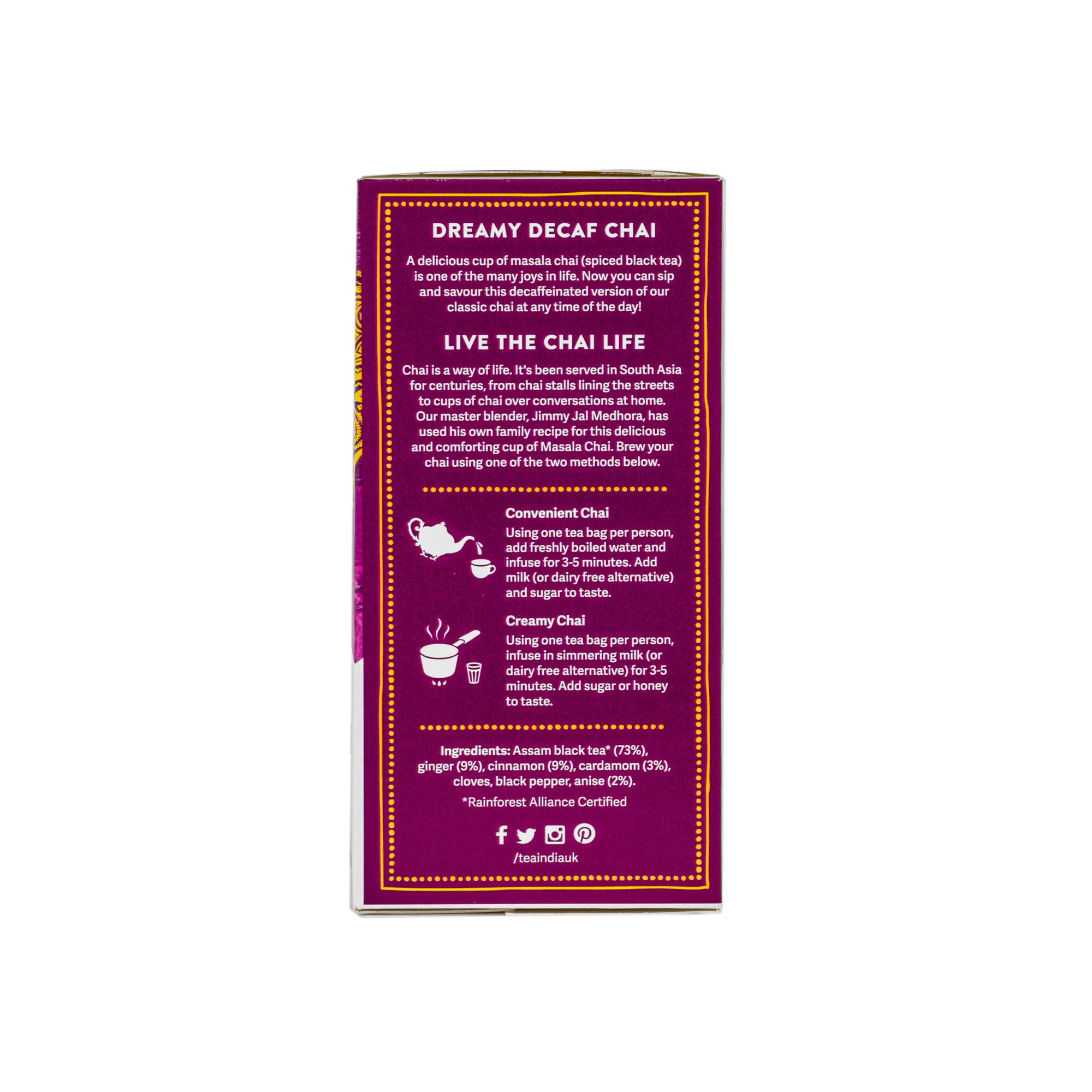 Tea India Decaf Masala Chai