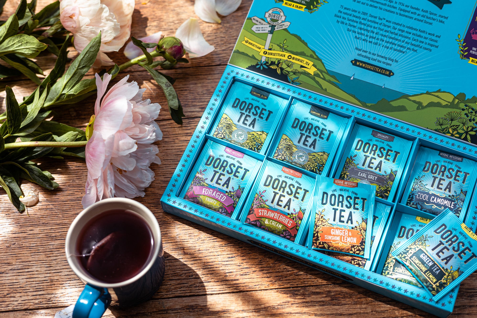 Dorset Tea Discovery Box (40 Tea Bags) Selection of 7 Blends