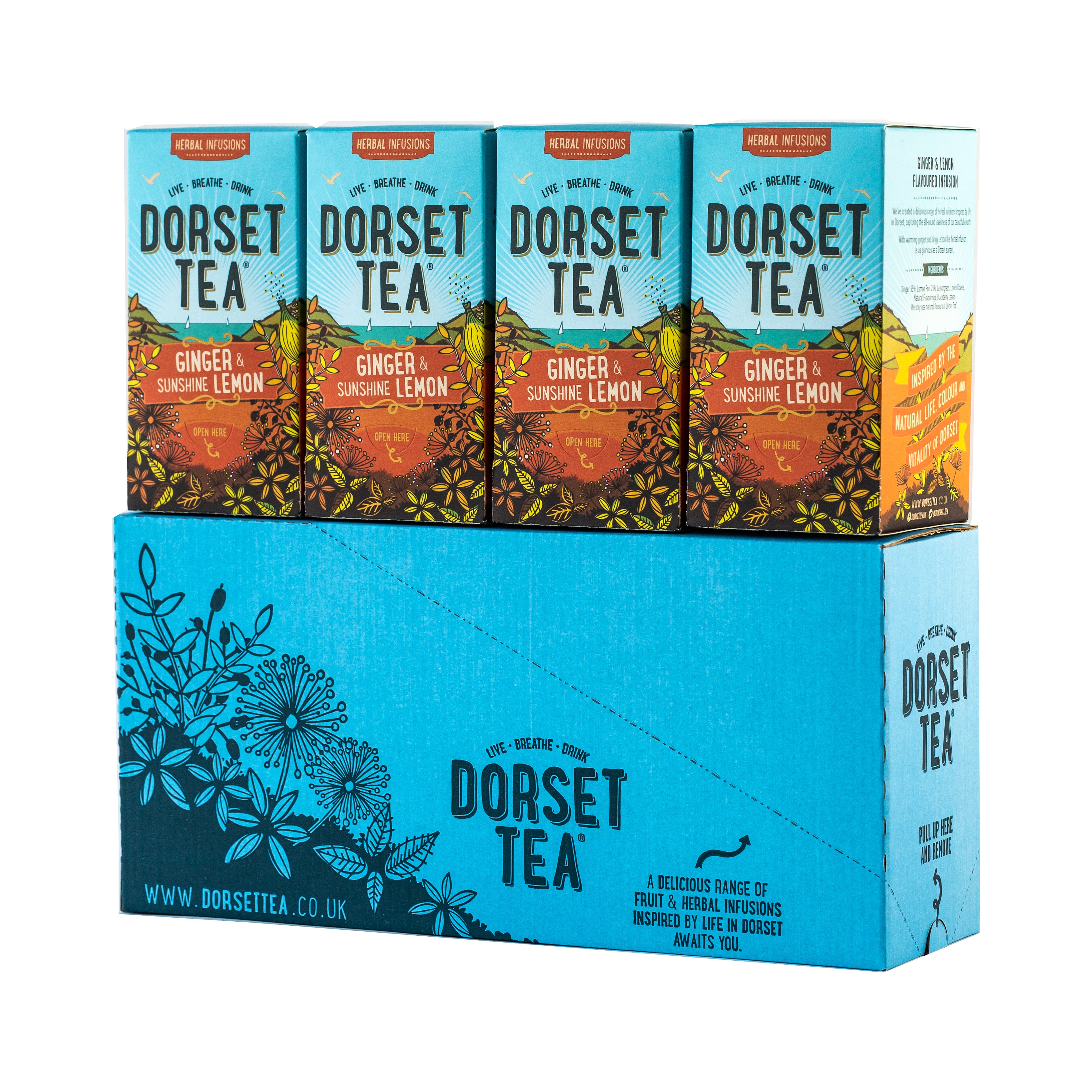 Dorset Tea Ginger & Sunshine Lemon