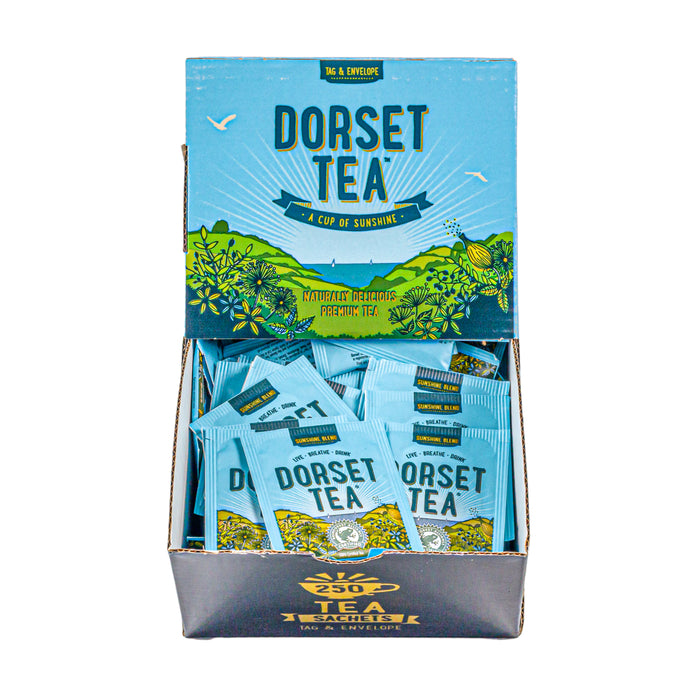 Dorset Tea Sunshine Blend 250 Individually Wrapped Tea Bags