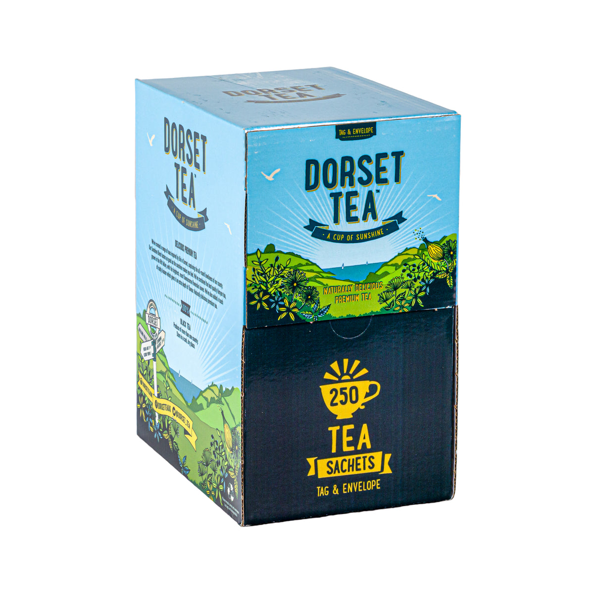 Dorset Tea Sunshine Blend 250 Individually Wrapped Tea Bags — Caffé Prima